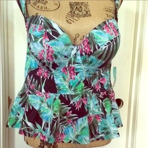 Torrid Peplum Underwire Midkini, 3X